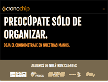 Tablet Screenshot of cronochip.com